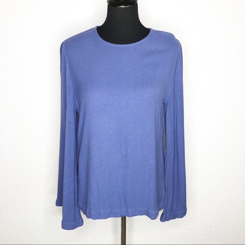 Anthropologie Cloth & Stone blue‎ top size Small